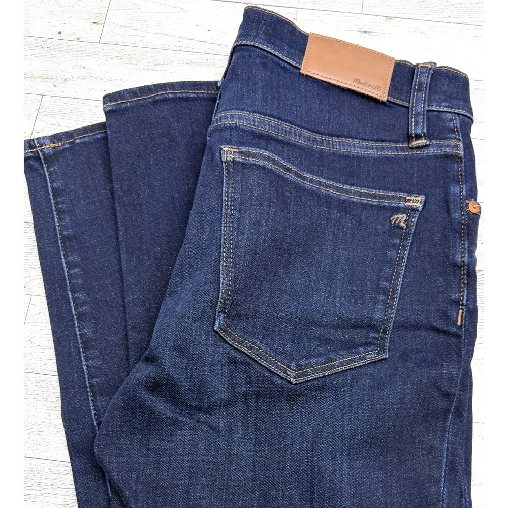 Madewell Women's NWT 27P 9 in mid rise skinny jeans dark‎ wash